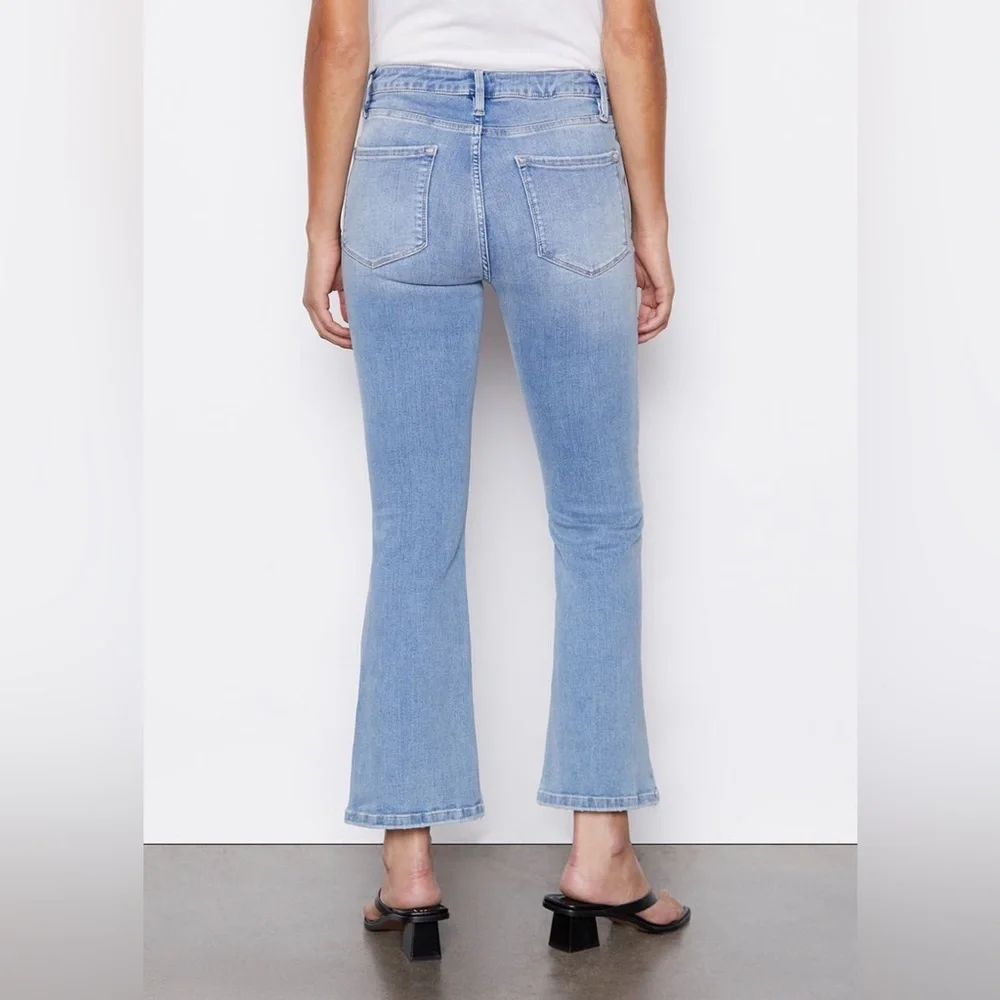 Frame Denim Le One Crop Mini Boot in Caspio Wash, size 1 (25-29) - Picture 3 of 12